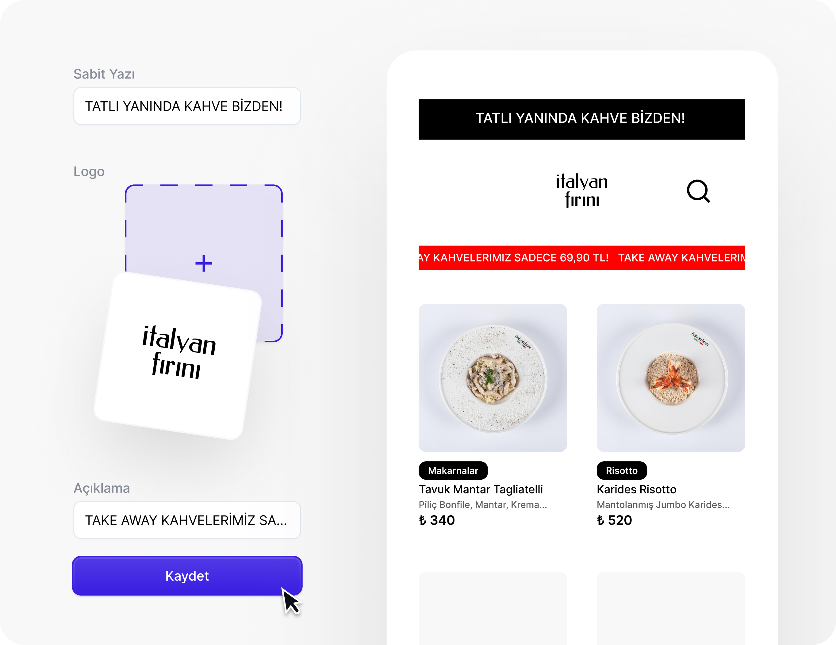 E-Menünüz Artık Hazır!